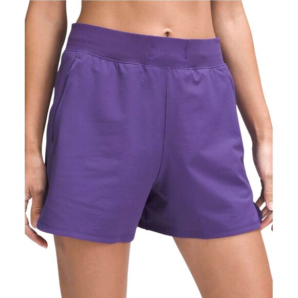 lululemon athletica Pants - Lululemon License to Train High-Rise Short 4" Petrol Purple